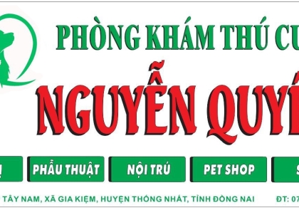 PHÒNG KHÁM THÚ Y NGUYỄN QUYÊN- THIẾT KẾ BỞI MR TÀI: 0789711496