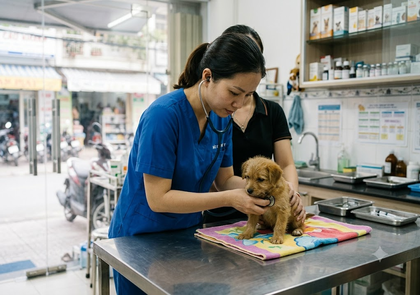 PHÒNG KHÁM THÚ Y NGUYỄN QUYÊN- THIẾT KẾ BỞI MR TÀI: 0789711496
