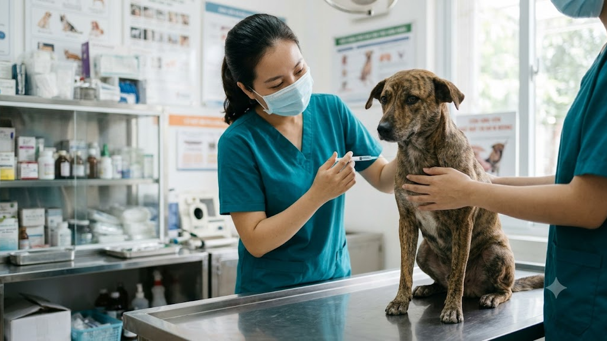 Tiêm phòng dại cho chó mèo tại Gia Kiệm – Những điều chủ nuôi cần biết — nội dung minh họa
